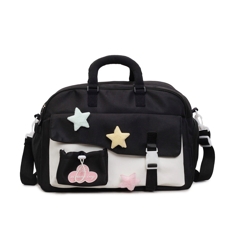 Mehrfachtaschen süßes sternenmuster Reise-Duffel