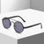 Damen runde Designer-Sonnenbrille mit innovativem Metallgestell und schützenden Gläsern Brehn