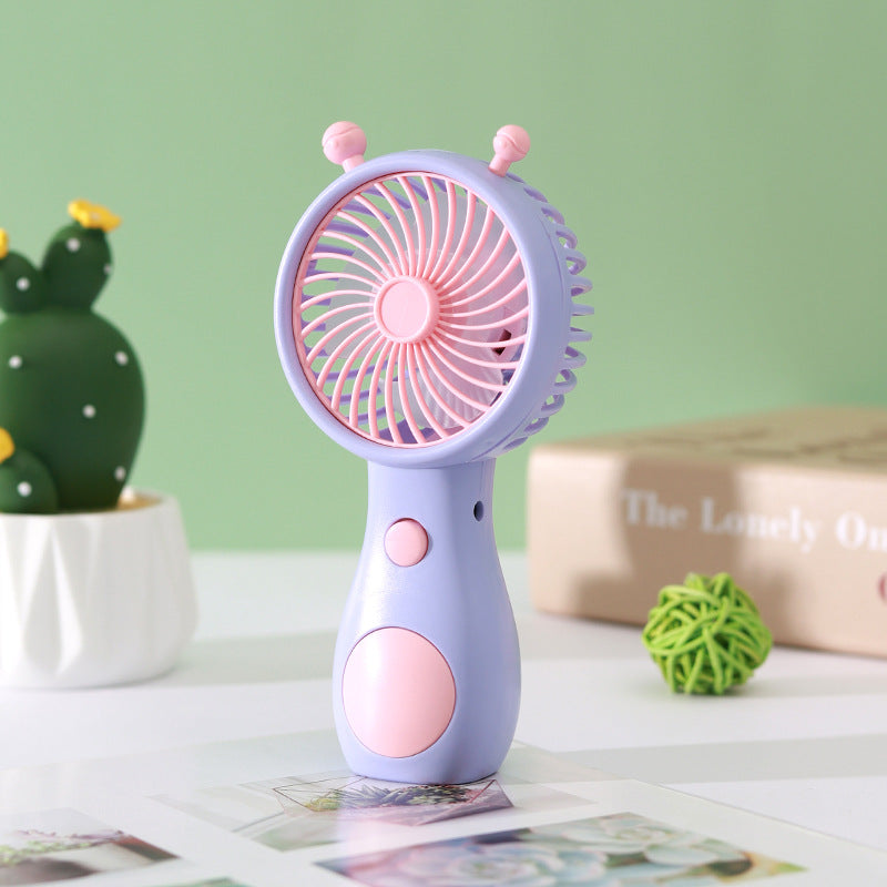 Unisex Mini Schneckenförmiger USB wiederaufladbarer Schreibtischventilator Brehn