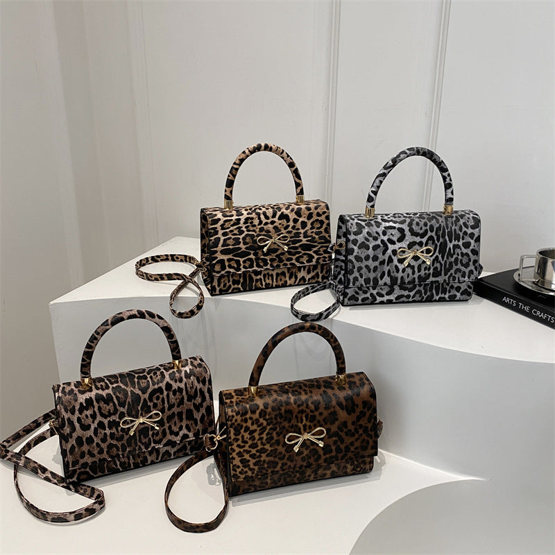 Stylische Tierdruck Top Handle Handtasche Brehn