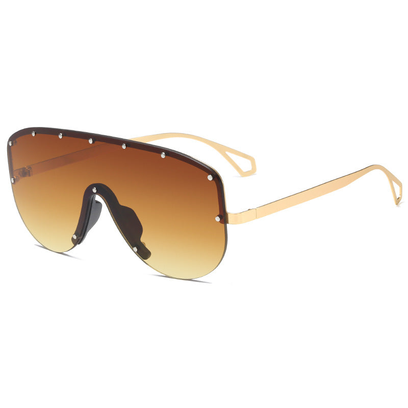 Damen Oversized Sonnenbrille mit modernem Rahmen Brehn
