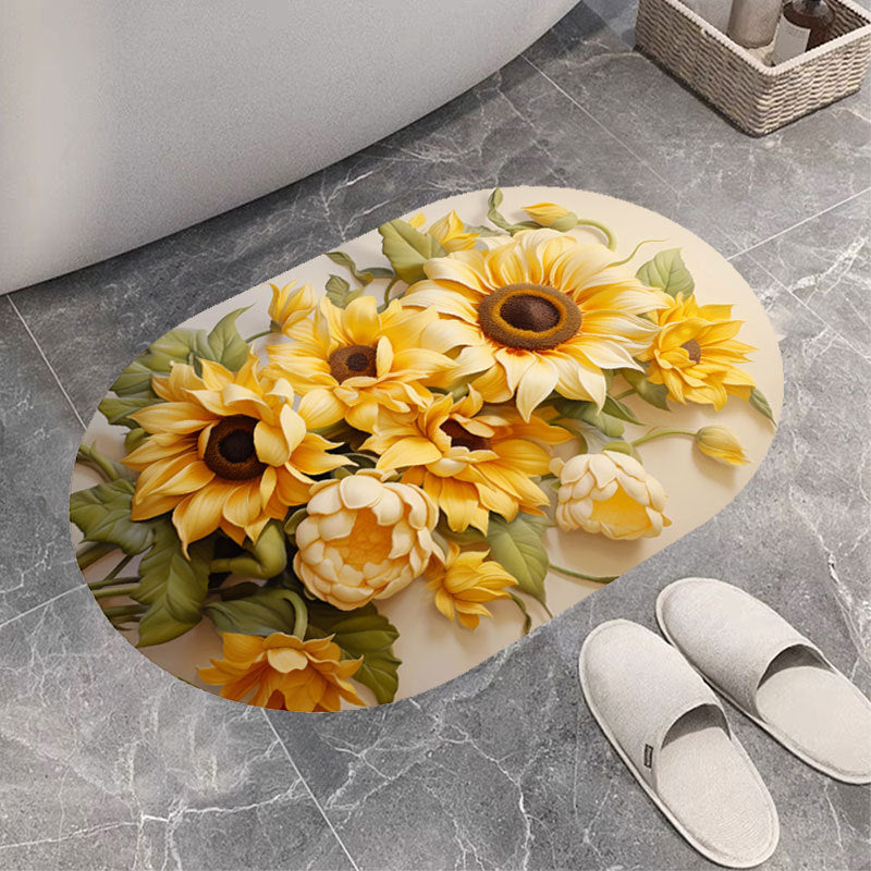 Blumenmuster Badematte Brehn