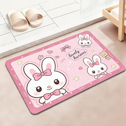 Cute Bunny Themed Area Rug Brehn