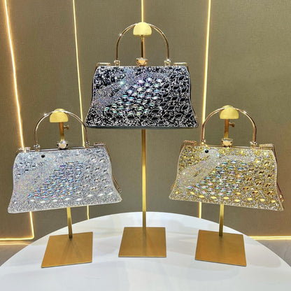 Luxuriöse Strass Abendhandtasche