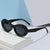 Damen modische Sonnenbrille im ovalen Design Brehn