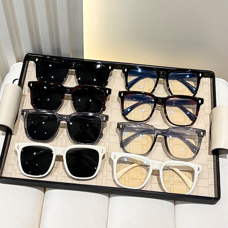 Damen elegante rechteckige Sonnenbrille Brehn