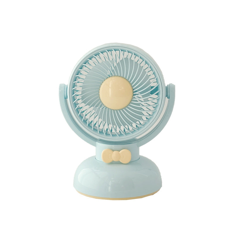 Unisex Tragbarer Tischventilator mit verspieltem Design und einstellbarer Neigung Brehn