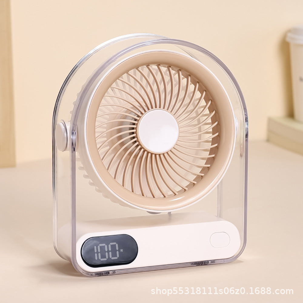 Tragbarer wiederaufladbarer Tischventilator Brehn