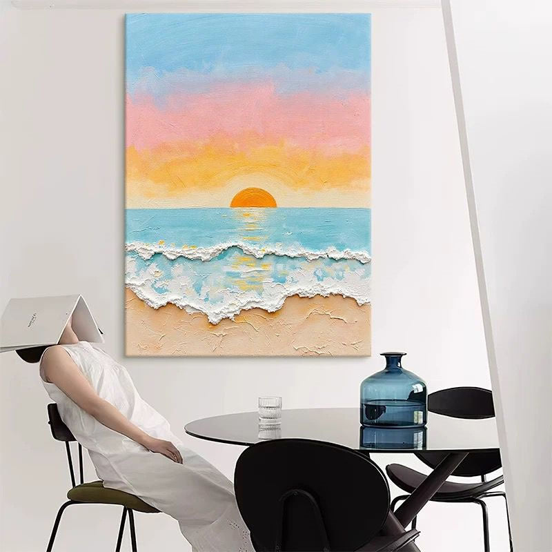 Impressionistische Seelandschaft Leinwandkunst