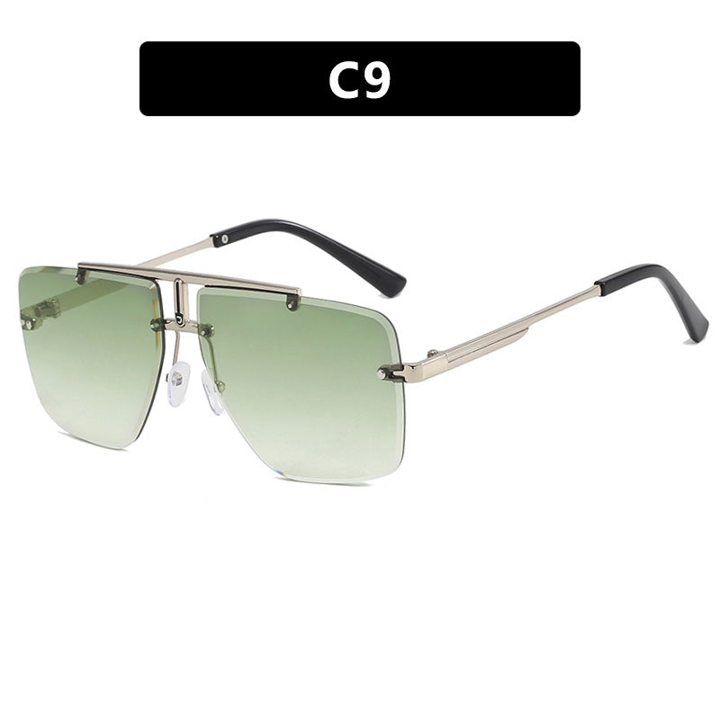 Damen quadratische Sonnenbrille im stilvollen minimalistischen Design Brehn