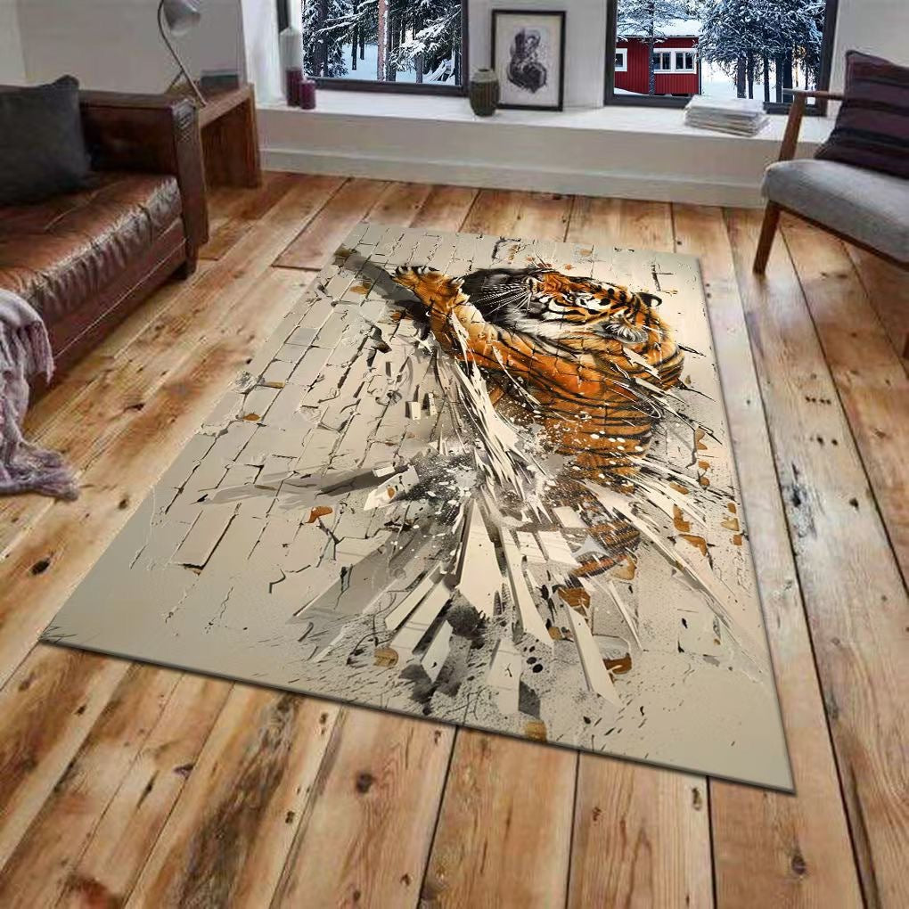 3D-gedrucktes Tiger-Wandmural Brehn