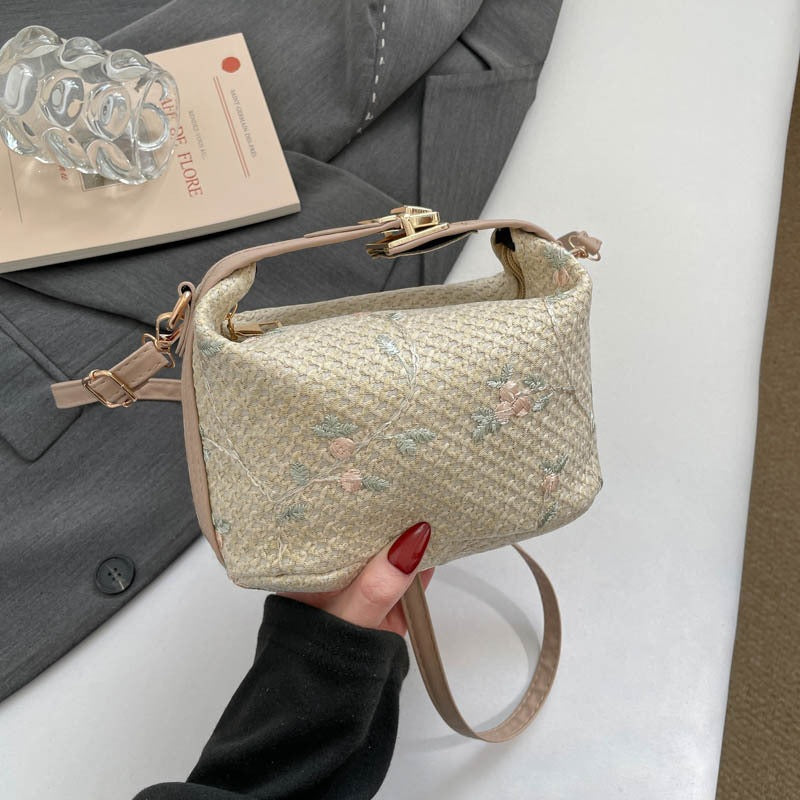 Bestickte Blumen Mini-Handtasche Brehn
