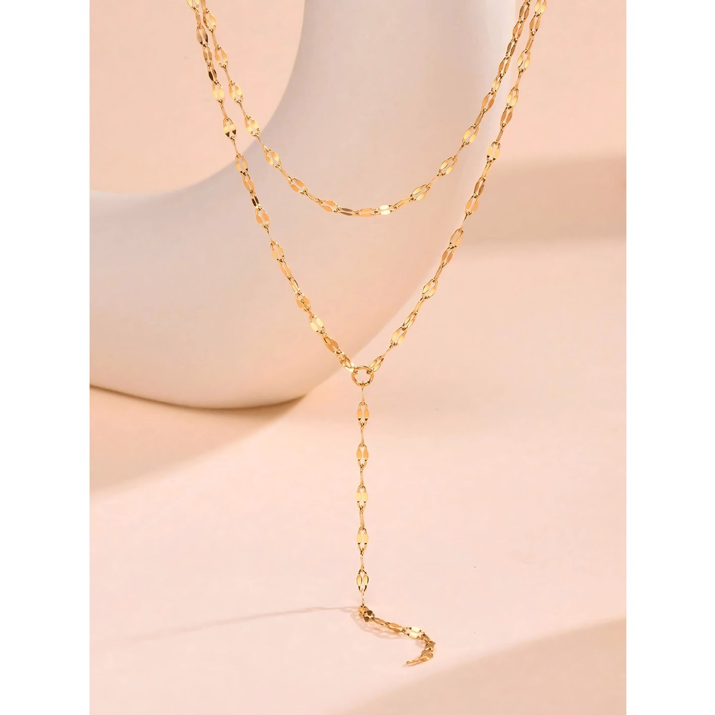 Y-Chain Lariat-Halskette Brehn