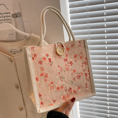 Dekorativer Floral-Shopper
