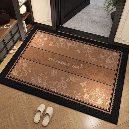 Elegante Floral Eingangmatte