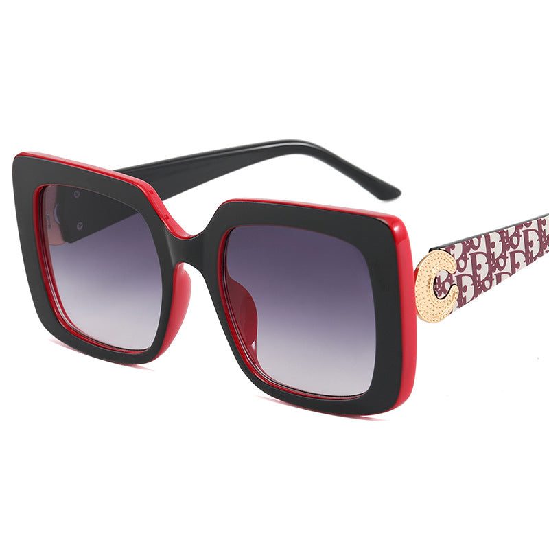 Damen modische Sonnenbrille im modernen quadratischen Design Brehn