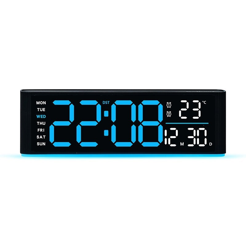 Digitaler Led-Wecker mit Temperatur- und Wochentagsanzeige Brehn