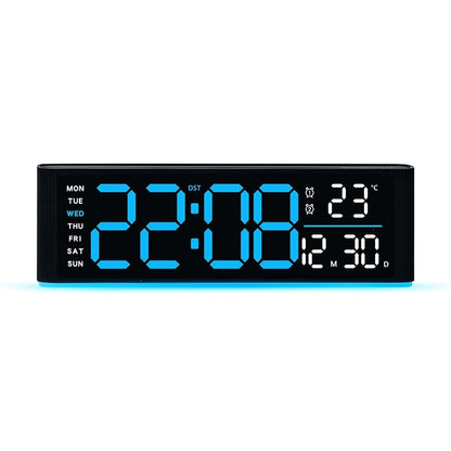 Digitaler Led-Wecker mit Temperatur- und Wochentagsanzeige Brehn