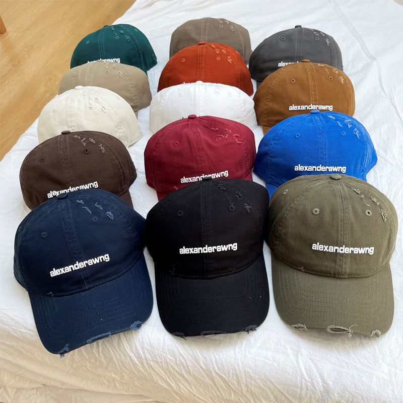 Unisex Vorgealterte Baumwoll-Baseballmütze Brehn