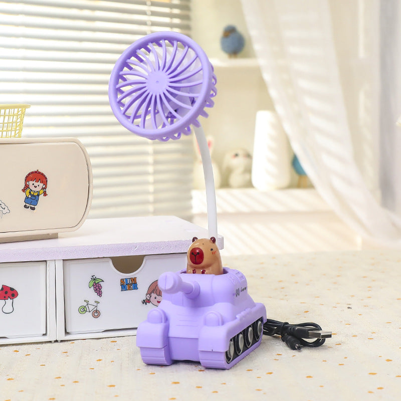 Frauen USB Vernebler Kühler Ventilator im kreativen Tankdesign Brehn