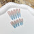 Ombre Floral Press-On Nail Art Set Brehn