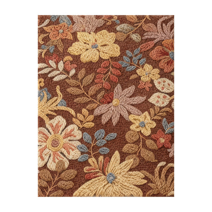 Blumendesign Teppich für den Innenbereich