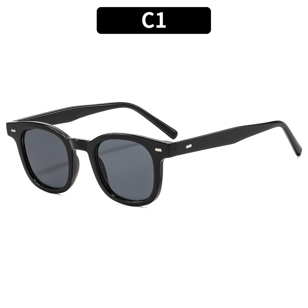 Retro-Quadratische-Rahmen-Brille