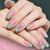 Ombre Glitter Press-On Nagelset Brehn