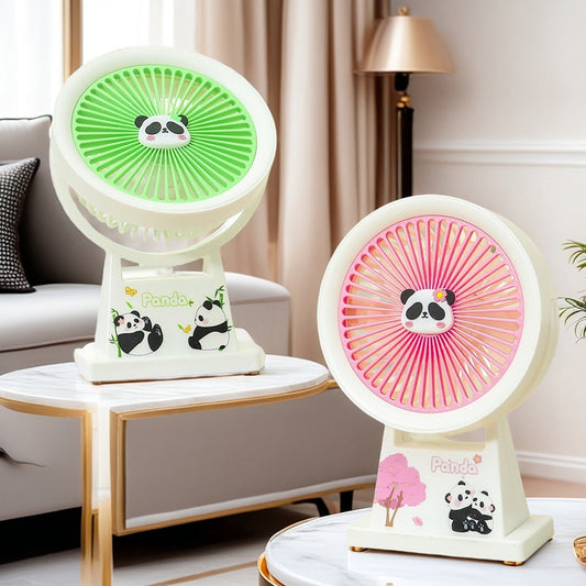Damen Tragbarer Mini-Ventilator mit süßem Pandamotiv Brehn