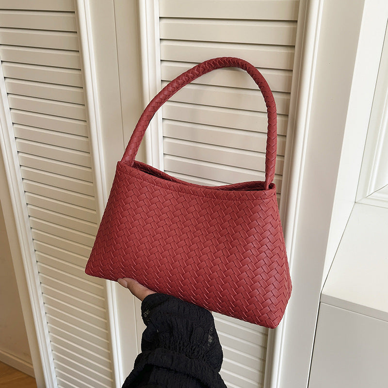 Moderne Geflochtene Schultertaschen Set