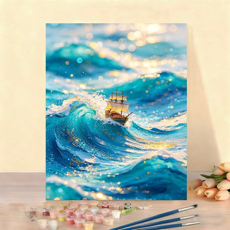 DIY Ocean Wave Malset Brehn