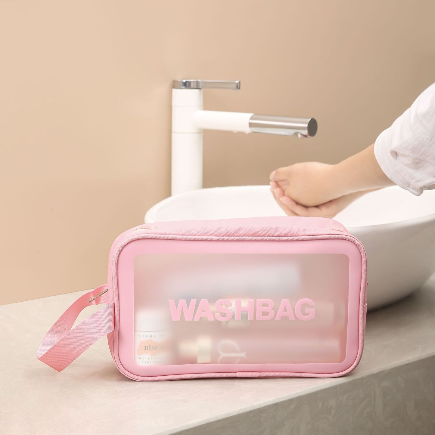Transparente Reise-Waschtasche Brehn