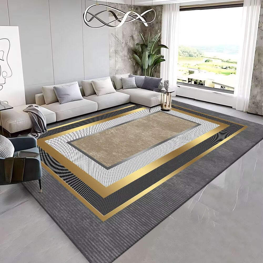 Luxuriöser geometrischer Teppich Brehn