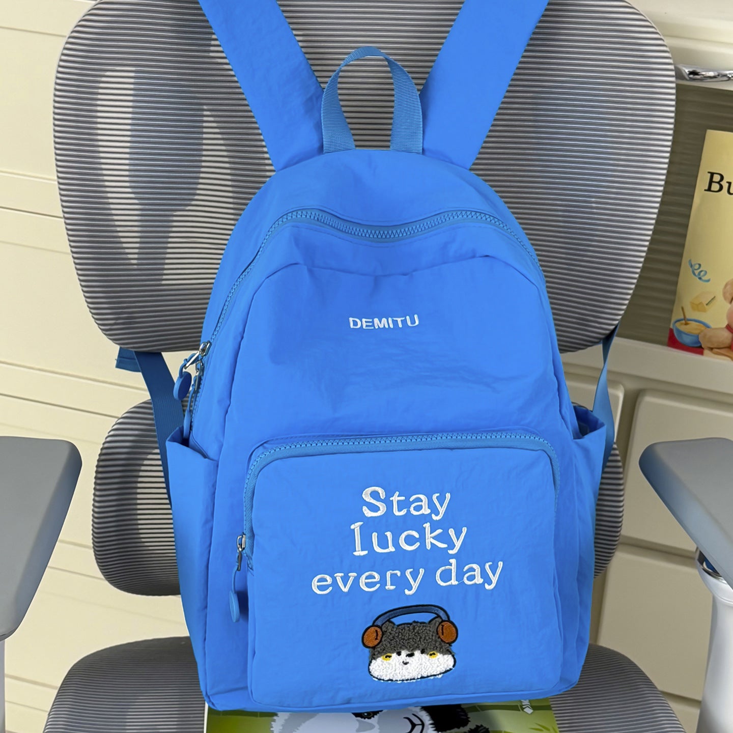 Besticketer Spaß Charakter Schulrucksack