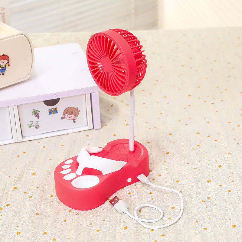 Unisex Tragbarer USB Tischventilator mit flexiblem Arm und mehreren Geschwindigkeitsstufen Brehn