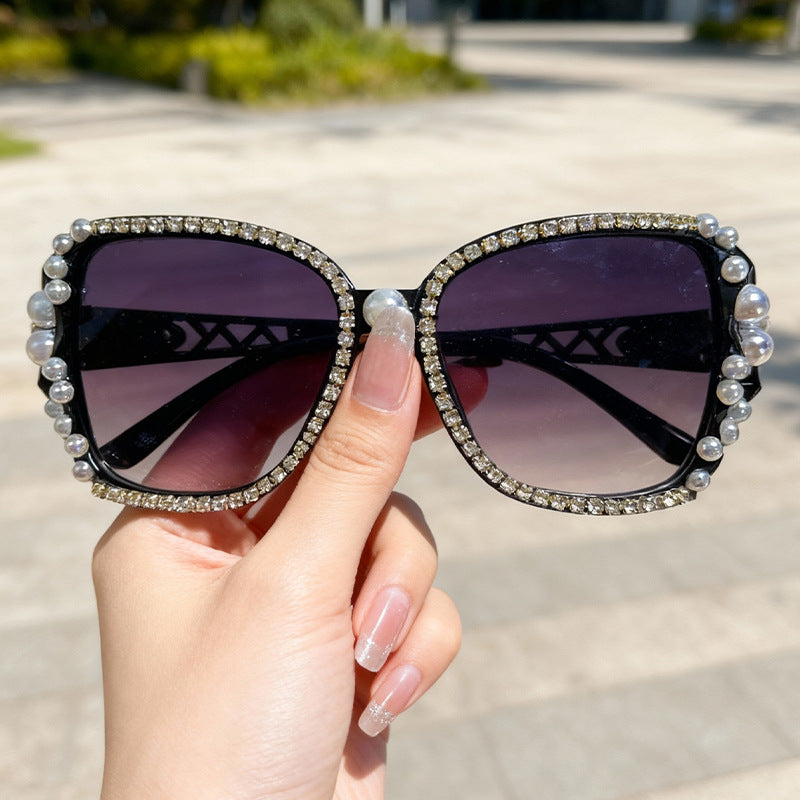 Verschnörkelte Katzenaugen-Sonnenbrille Brehn