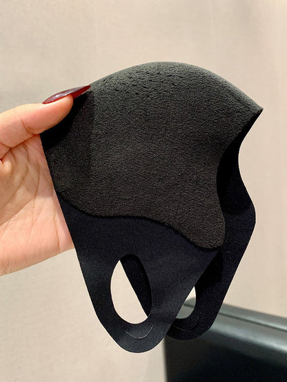 Ultra-weiche fleecegefütterte konturierte Gesichtsmaske mit atmungsaktiven Ohrschlaufen Brehn