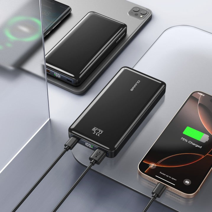 Tragbare Schnelllade-Powerbank mit Integrierter Led-Anzeige Brehn
