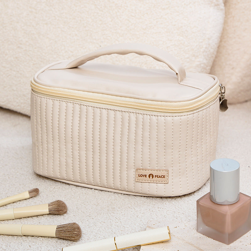 Elegante gesteppt Make-up Aufbewahrungstasche Brehn