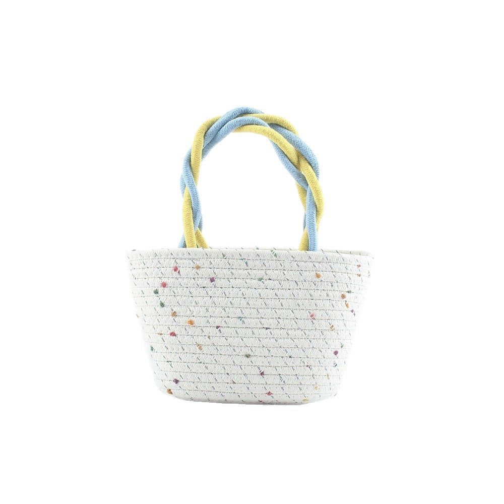 Modische Basttasche mit Bunten Akzenten Brehn