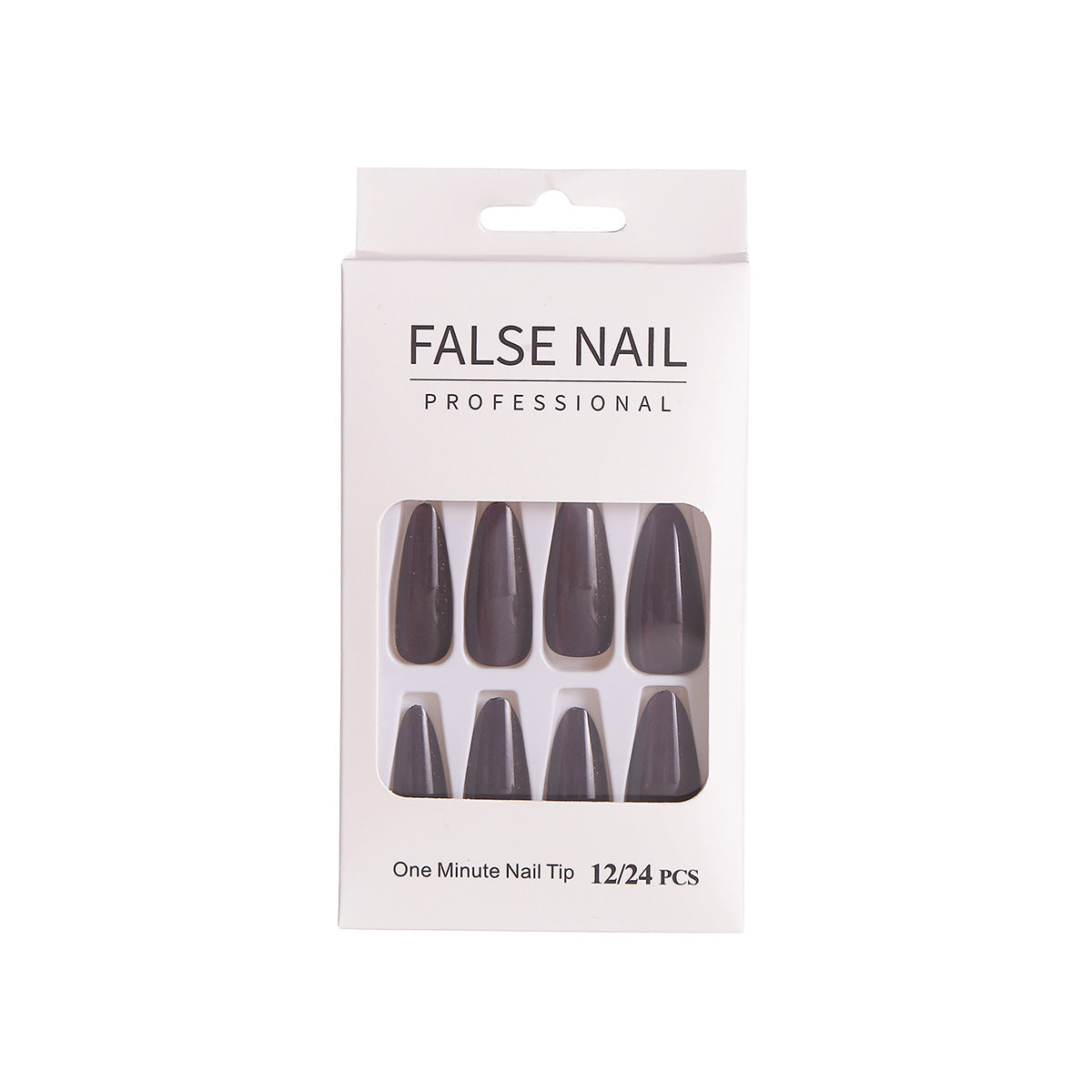 Premium Stiletto Press-On Nail Set mit reflektierendem Finish Brehn
