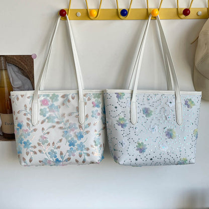 WoFloral Bestickte Tote Bag Brehn