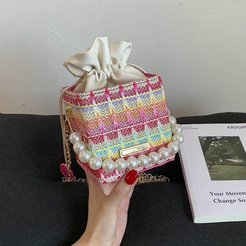 Charmante Mini Kordelzug Schultertasche Brehn