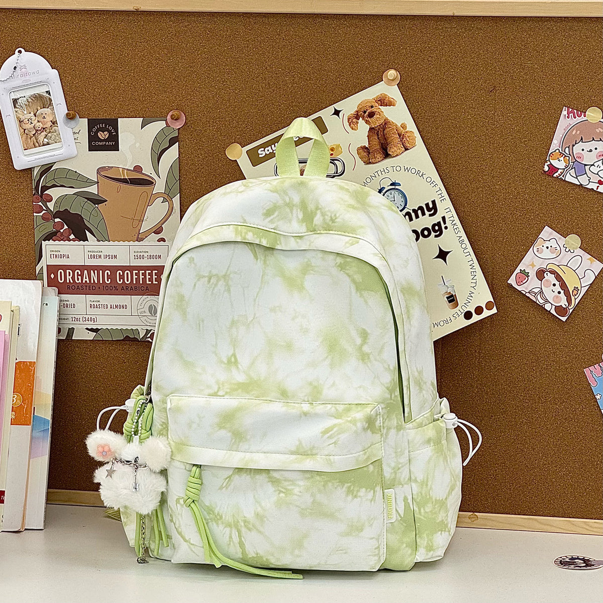 Trendiger Tie-Dye-Muster Rucksack Brehn