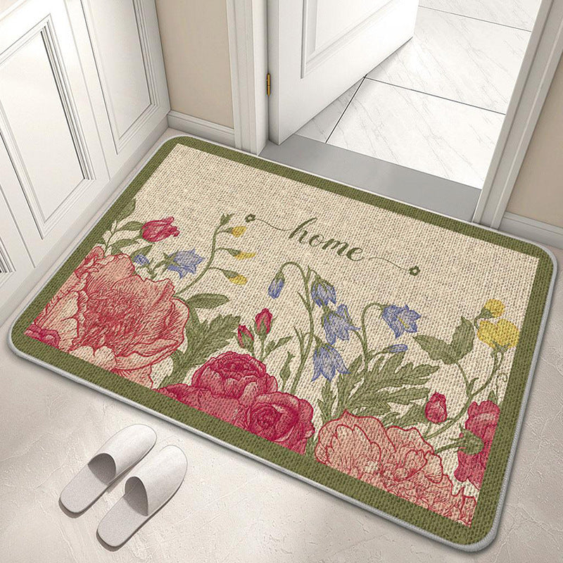 Dekorativer Floral Willkommensmatte Brehn