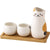 Japanisches Keramikkätzchen Sake Sets | Brehn