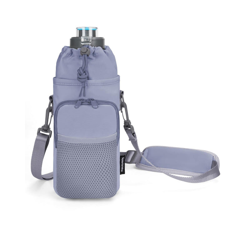 Unisex Wasserflasche mit tragbarem Netzbeutel Brehn
