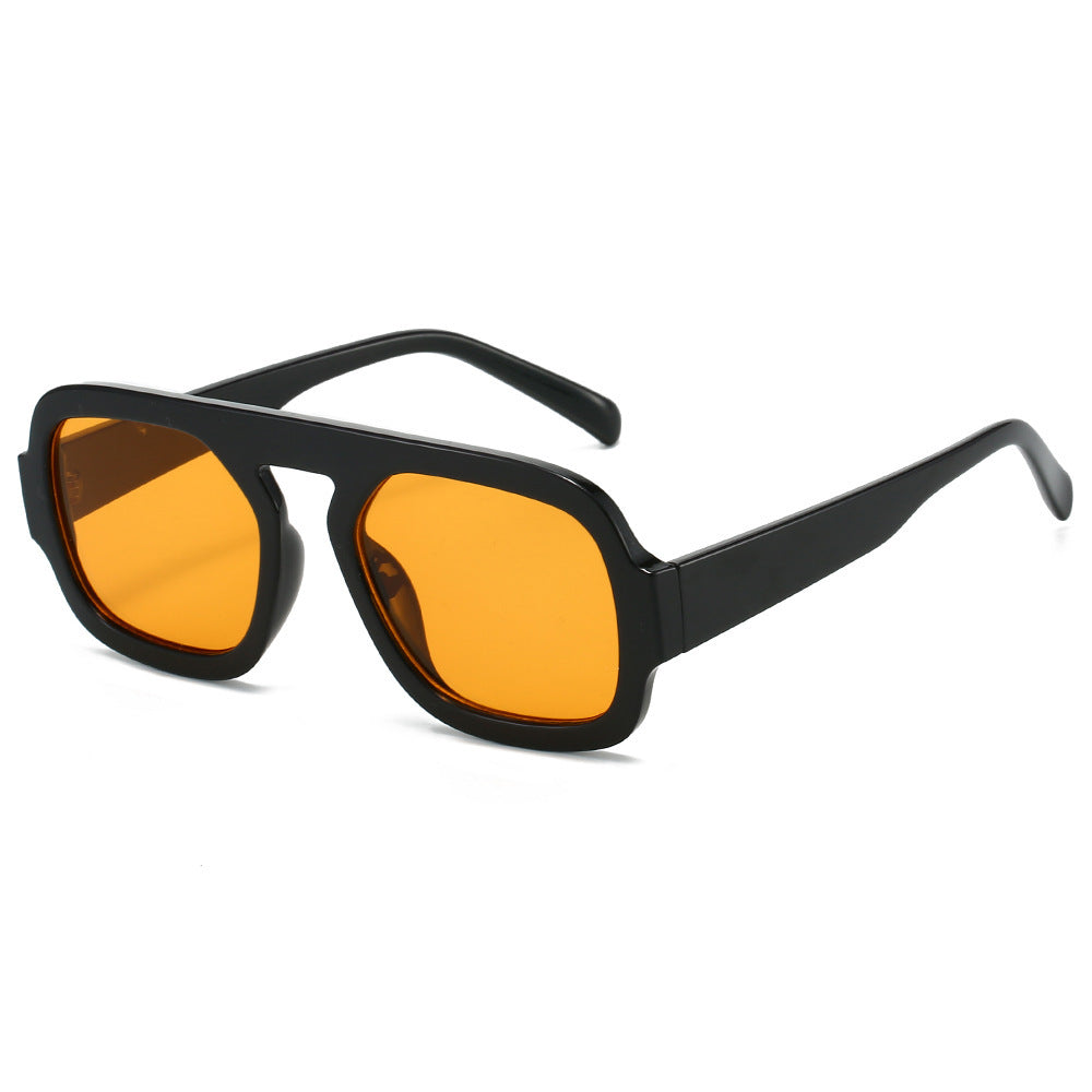Oversized geometrische Linsen Sonnenbrille Brehn