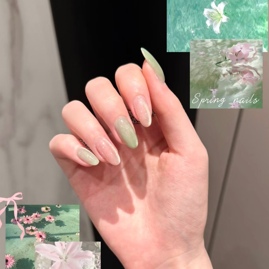 Künstlerisches Ombre Glitter Nagelkunst Set Brehn