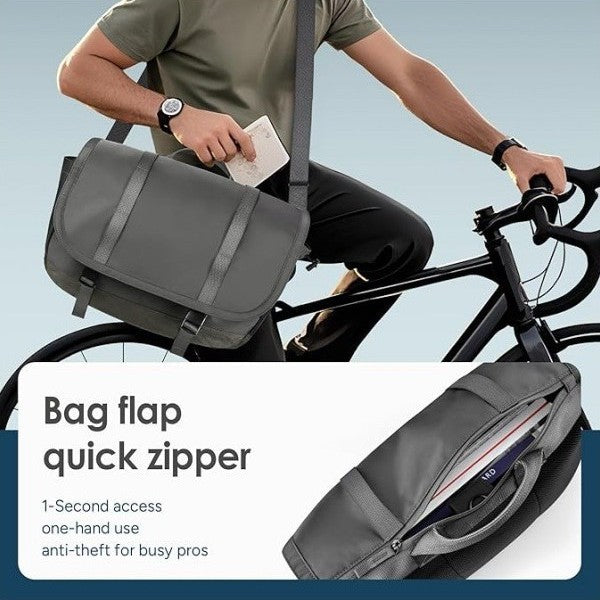 Messenger-Tasche mit Verstellbarem Schulterriemen Brehn